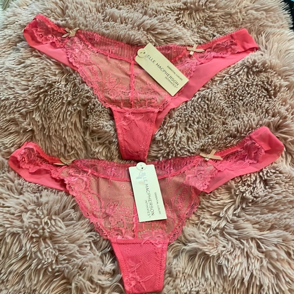 Two Elle MacPherson Intimates Essential Luxury Thongs